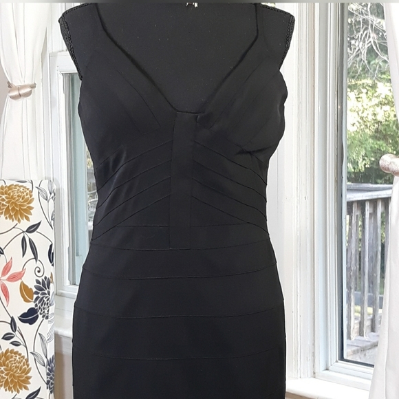 Black Cocktail Dress - Picture 3 of 6